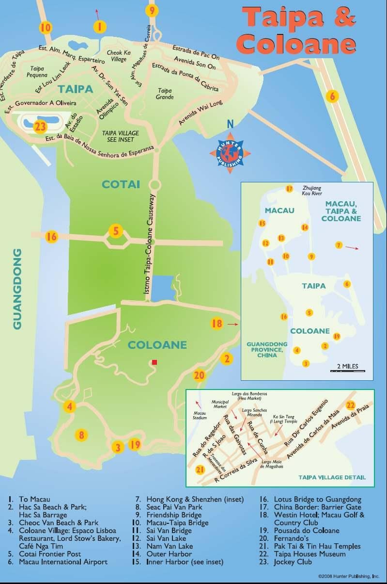 taipa मकाओ नक्शा